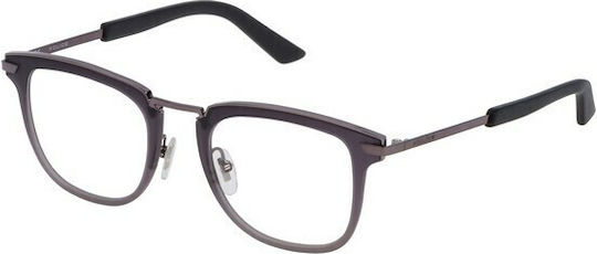 Police Halo Men's Grey Prescription Eyeglass Frame VPL566 0568