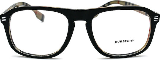Burberry Neville Men's Acetate Prescription Eyeglass Frames Black BE 2350 3838