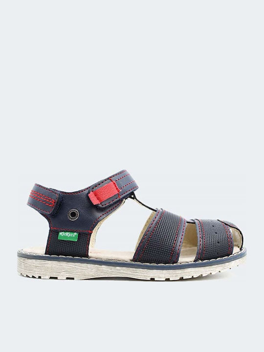 Sandale Tip Pantof Anatomici Albastru Marin