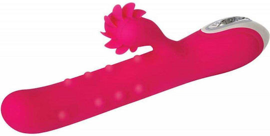 Evolved Novelties Love Spun Vibrator Iepurele Vibrator de iepure reîncărcabil 23.5cm Roz