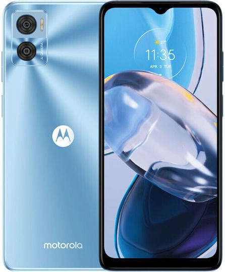 Motorola Moto E22 Dual SIM (4GB/64GB) Crystal Blue