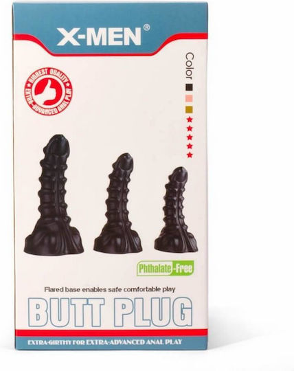 Dream Toys X-Men Monster Anal Plug Medium Black 20cm