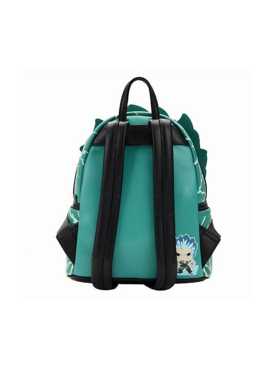 Loungefly Infinite Deku Kids Bag Backpack Green 22.5cmx11.25cmx25cmcm