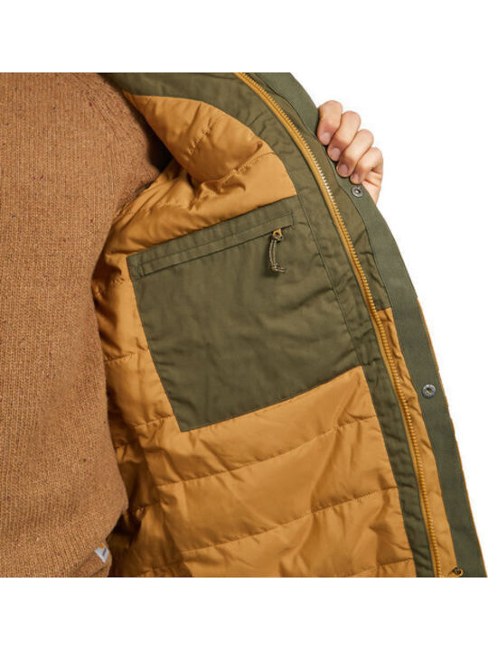 Vardag Winter Jacket Laurel Green, Buckwheat Brown