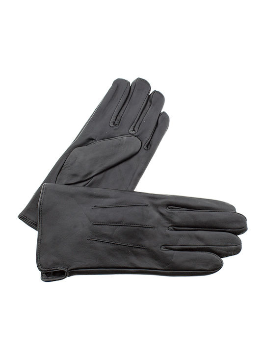 Verde 20-12 Schwarz Leder Handschuhe