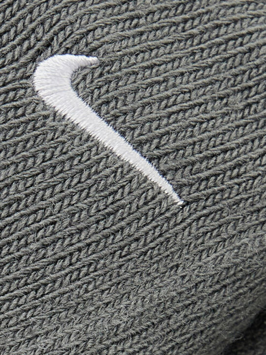 Unisex Knitted Gloves Gray Swoosh 2.0