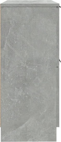 Dulap de Sufragerie cu Montare pe Podea din Placă Aglomerată Gri 30x30x70 cm