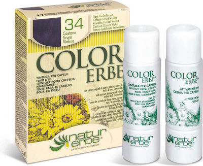 Natur Erbe Color Erbe 34 Καστανό Σκούρο Βιολετί