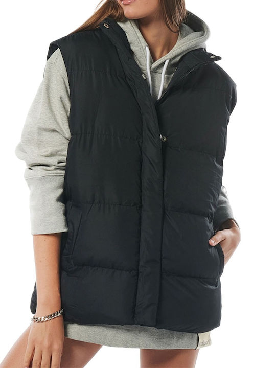 071232 Women's Short Puffer Jacket for Winter Black