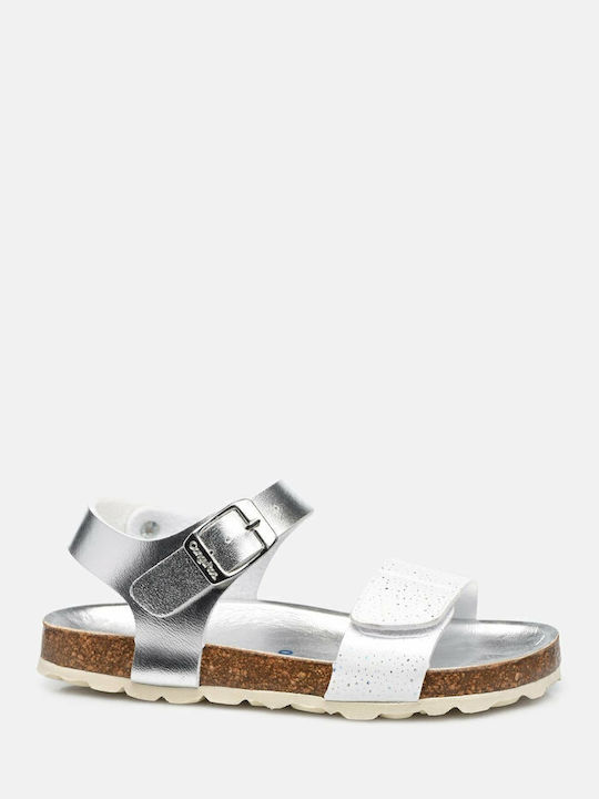 Kinder Sandalen Anatomisch Silber