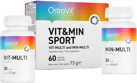 OstroVit Vit & Min Sport Multivitamin for Energy & Antioxidant Action 60 caps