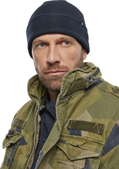 Beanie Beanie Knitted in Navy Blue color