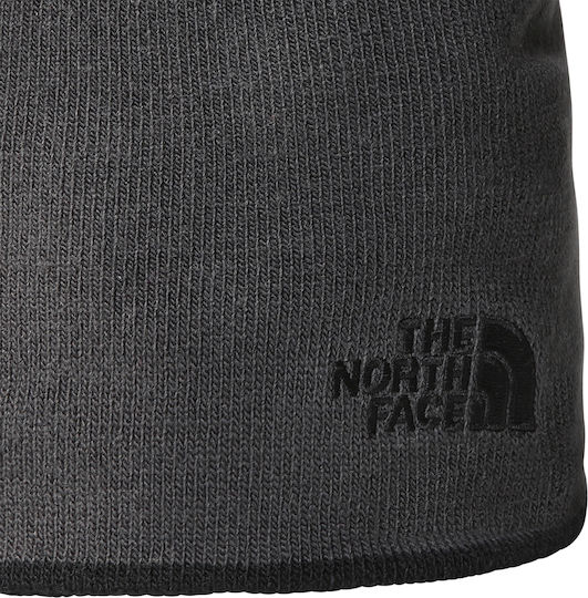 Beanie Männer Wendbar Beanie Gestrickt in Schwarz Farbe
