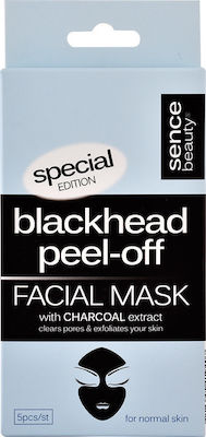 Sence Blackhead Peel-off Facial Mask 5τμχ