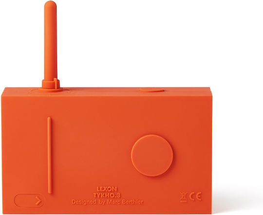 Lexon Tykho 3 Tragbares Radio mit Bluetooth Orange