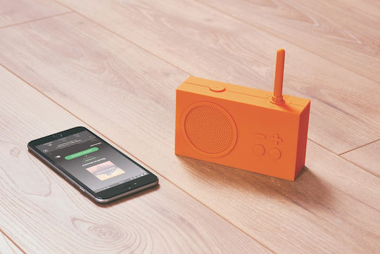 Lexon Tykho 3 Tragbares Radio mit Bluetooth Orange