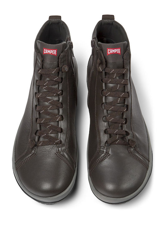 Peu Pista GM Leather Brown Men's Boots Anatomical