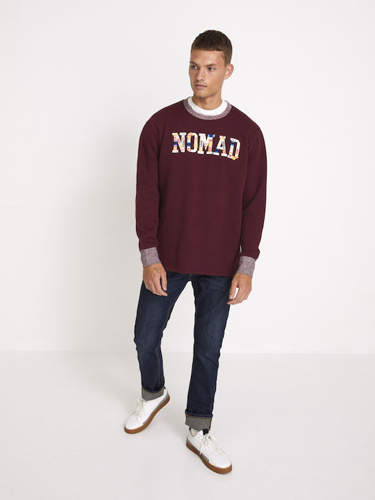 Celio Sweatshirt Memad - BURGUNDY