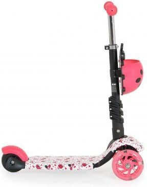 Moni Kids Scooter Lollipop 3-Wheel with Seat Fuchsia