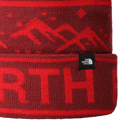 Knitted Beanie Cap Red