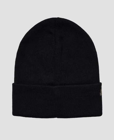 Beanie Ανδρικός Σκούφος Πλεκτός σε Μαύρο χρώμα