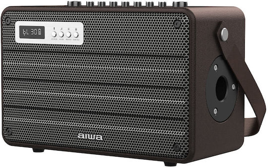 Aiwa Ηχείο Karaoke με Ασύρματα Μικρόφωνα DSP Enigma Lite MIX420/BR Καφέ