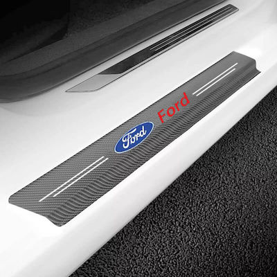 Διακοσμητικά Εσωτερικά Μασπιέ Carbon Look Ford 4 τμχ