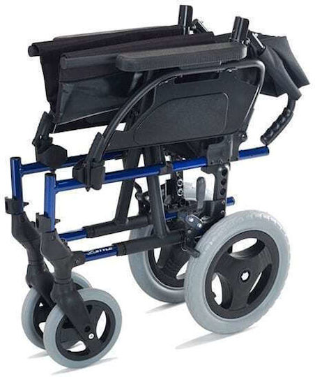 Sunrise Medical 24" Breezy Style Αναπηρικό Αμαξίδιο 24" Πτυσσόμενο Ελαφρού Τύπου με Απλή Πλάτη 38cm Κόκκινο