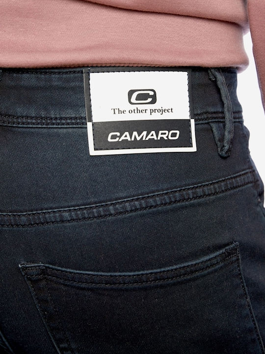 Ανδρικό Παντελόνι Τζιν Ελαστικό Slim Fit Navy Μπλε