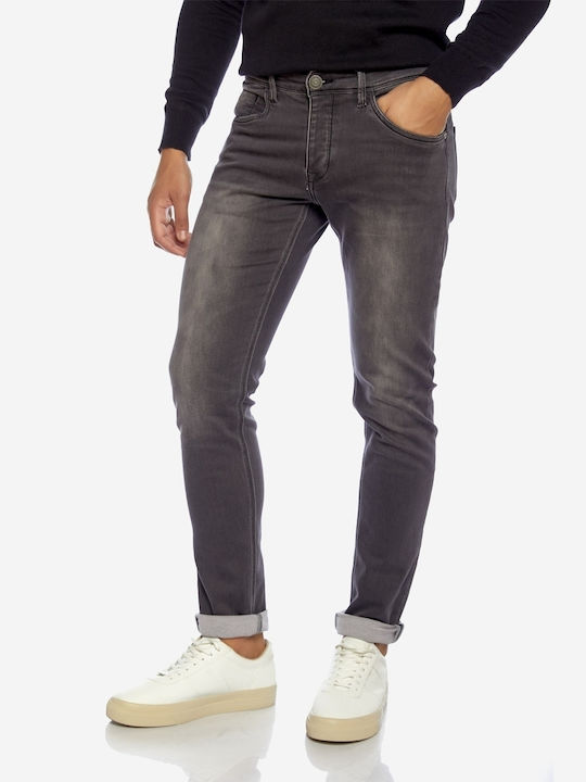 Herren Jeanshosen Elastisch Slim Fit Grau