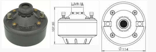 Audien Драйвер за компресия за говорители TSU-60 4.48" съпротивление 16Ω