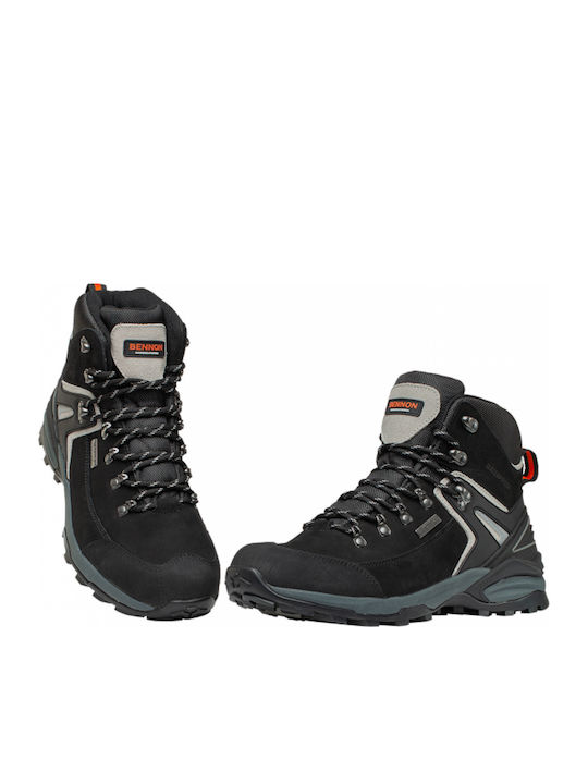 Bennon Salvador Herren Wanderstiefel Schwarz