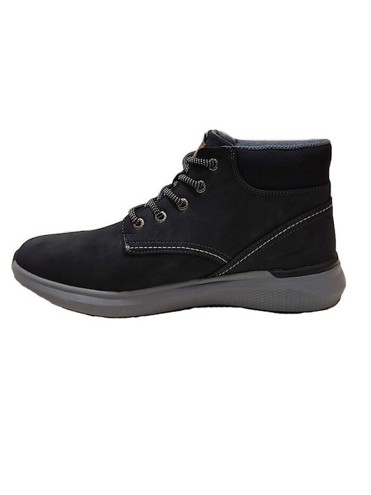 Lumberjack Nobesto Nubuck Herren Stiefel Schwarz