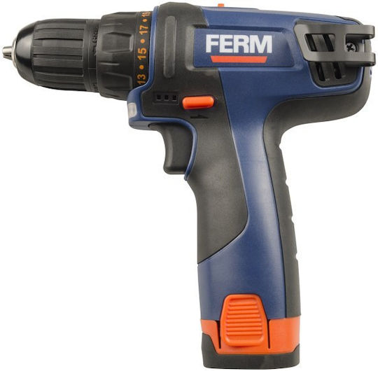 Ferm Ferm Cordless Drill Driver 10.8V 2x1.5Ah Battery