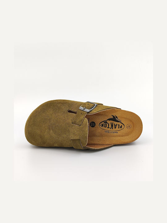 Anatomic Leather Women's Brown Slippers