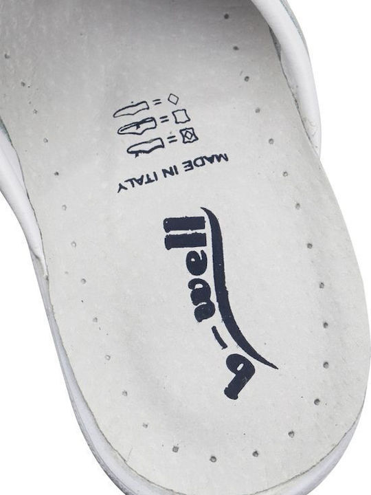 B-Well Aerial Lady Damen Leder Clogs Flowers