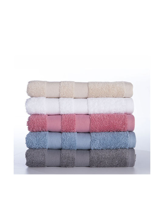 Nef-Nef Homeware Badehandtuch Status 70x140εκ. 1170 Sky Gewicht 500gr/m²