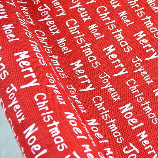 Kappa Decor Decoration Fabric Burlap 58x500cm Red