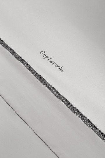 Guy Laroche Set Cearșafuri King Size 270x280cm. Blend Ciment 4buc