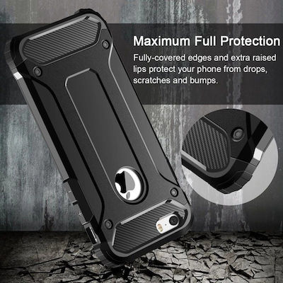 Sonique Heavy Armor Back Cover Silicone 2mm Durable Black (iPhone XR)