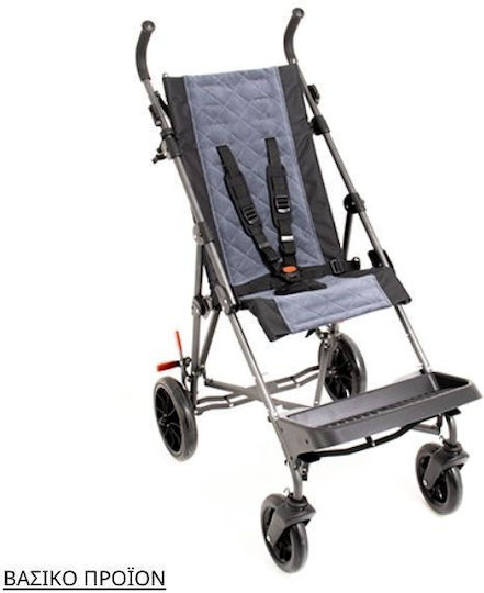 Akces-Med Mamalu Cărucior Pentru Copii Scaun Cu Rotile Copii Cărucior De Echitație 38cm Ruby
