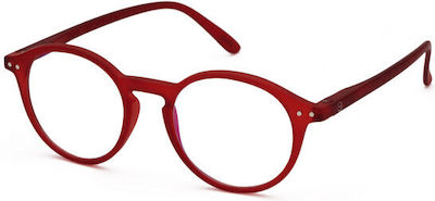 Izipizi D Screen Acetate Blue Light Blocking Glasses Red