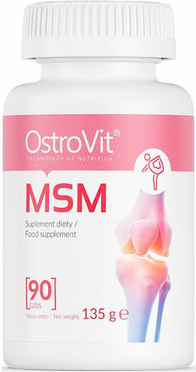 OstroVit MSM Συμπλήρωμα για την Υγεία Αρθρώσεων & Οστών 90 ταμπλέτες