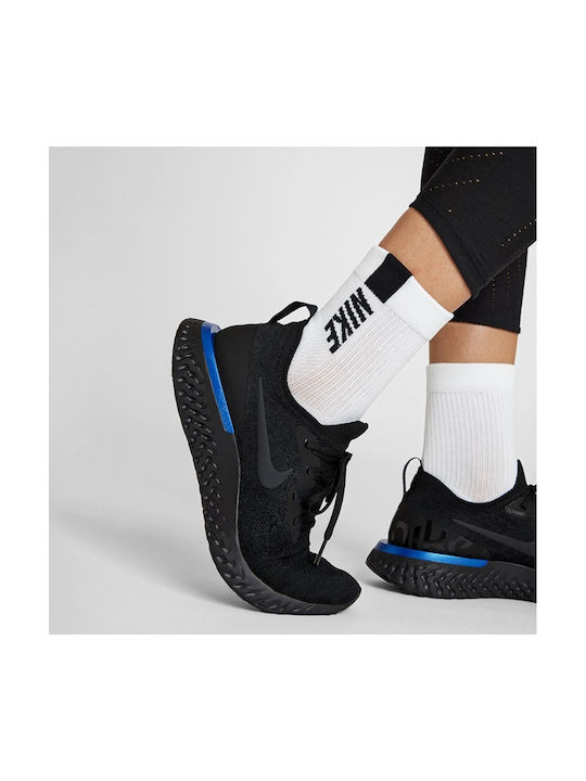 Nike Running Κάλτσες Πολύχρωμες 2 Ζεύγη