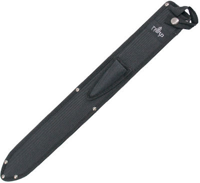 Amont Machete Black Total Length 68pcs with Blade made of Stainless Steel 45pcs Thickness 3mm in Sheath