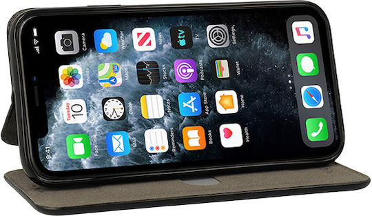 Vennus Elegance Книга Изкуствена кожа Черен (iPhone 14 Plus)