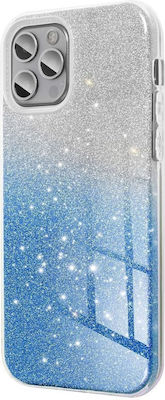 Forcell Shining Silicone Back Cover Silver / Blue (Galaxy A13 4G)