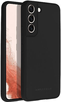 Roar Matte Glass Silicone Back Cover Black (Galaxy A52 / A52s)