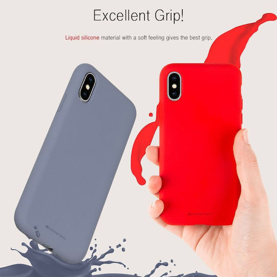 Mercury Back Cover Σιλικόνης Μαύρο (iPhone 14 Plus)