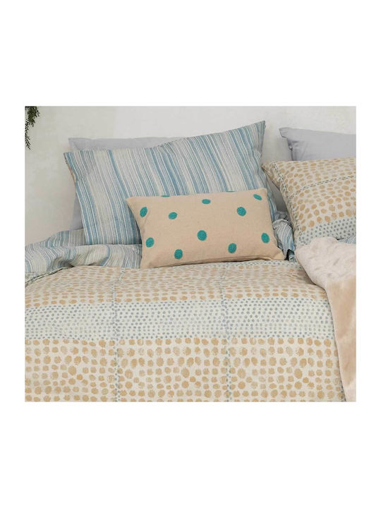 Palamaiki Set Cearșafuri 240x260cm. Fashion Life FL6176 Bej 4buc